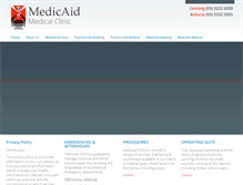 Tablet Screenshot of medicaid.com.au